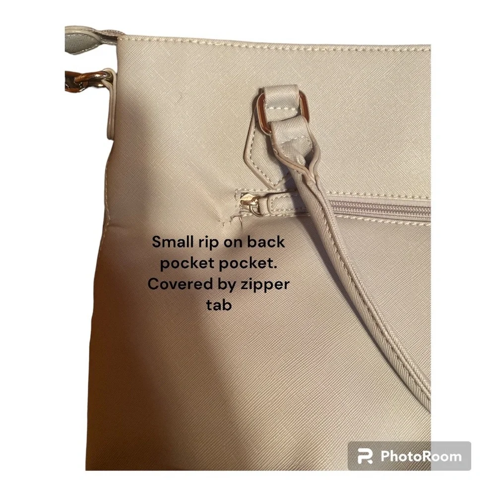David Jones Paris Gray Purse Handbag Tote